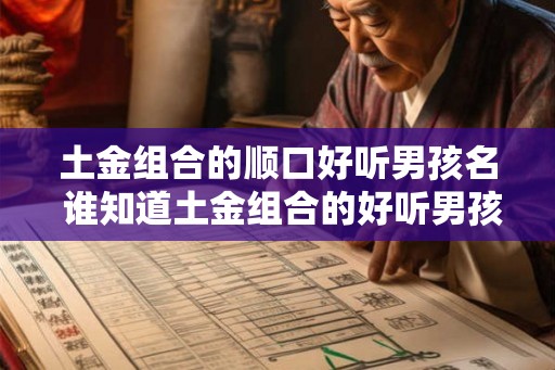 土金组合的顺口好听男孩名 谁知道土金组合的好听男孩名