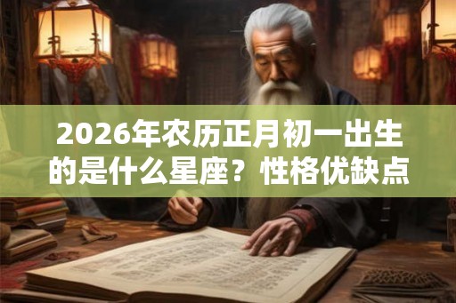 2026年农历正月初一出生的是什么星座？性格优缺点