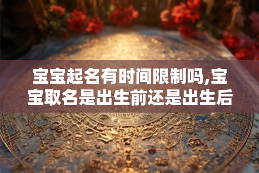 宝宝起名有时间限制吗,宝宝取名是出生前还是出生后