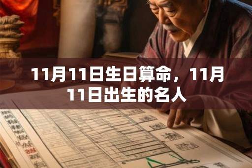 11月11日生日算命，11月11日出生的名人