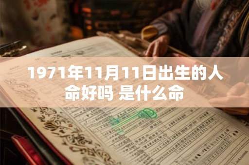 1971年11月11日出生的人命好吗 是什么命