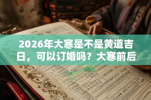 2026年大寒是不是黄道吉日，可以订婚吗？大寒前后适合订婚的日子