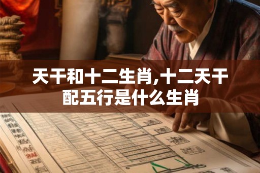 天干和十二生肖,十二天干配五行是什么生肖