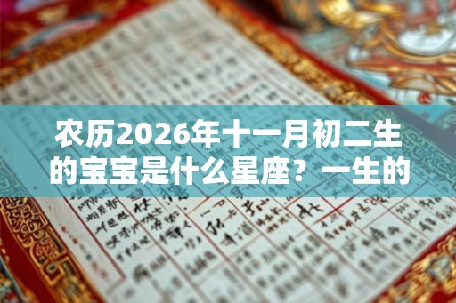 农历2026年十一月初二生的宝宝是什么星座？一生的运势如何？