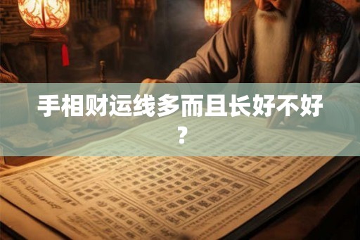 手相财运线多而且长好不好？