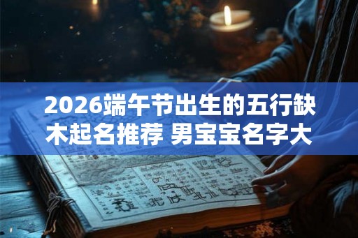 2026端午节出生的五行缺木起名推荐 男宝宝名字大全 2026端午节出生的五行缺木起名推荐 男宝宝名字大全