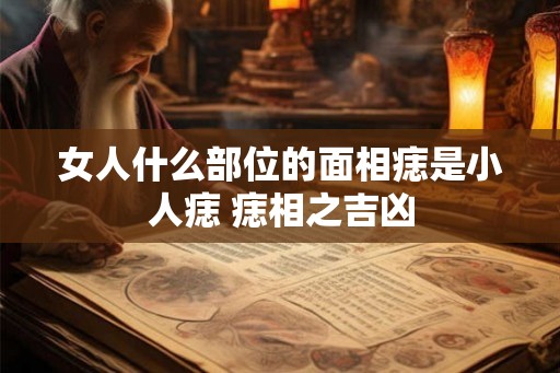 女人什么部位的面相痣是小人痣 痣相之吉凶