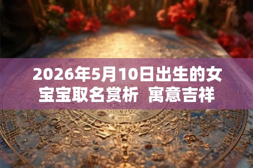 2026年5月10日出生的女宝宝取名赏析  寓意吉祥