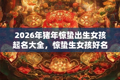 2026年猪年惊蛰出生女孩起名大全,惊蛰生女孩好名字起名! 2026年猪年惊蛰出生女孩起名大全,惊蛰生女孩好名字起名!