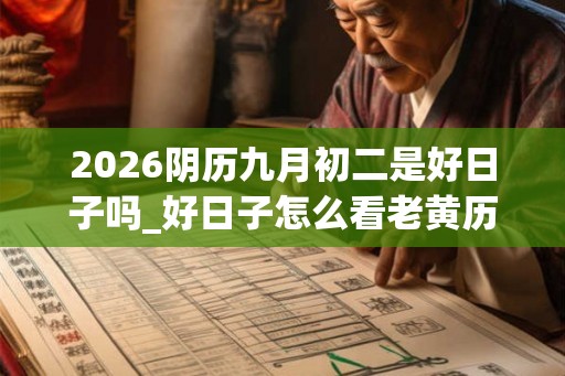 2026阴历九月初二是好日子吗_好日子怎么看老黄历