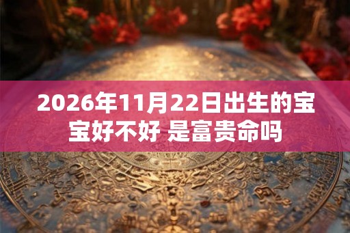 2026年11月22日出生的宝宝好不好 是富贵命吗