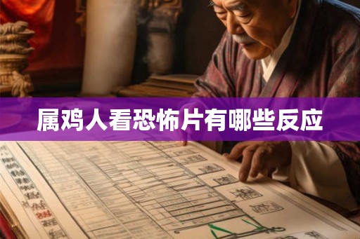 属鸡人看恐怖片有哪些反应