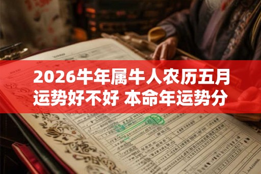 2026牛年属牛人农历五月运势好不好 本命年运势分析 2026牛年属牛人农历五月运势好不好 本命年运势分析