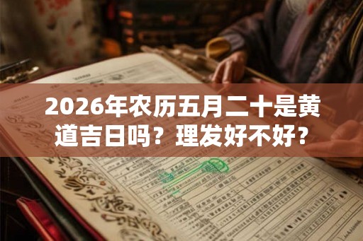 2026年农历五月二十是黄道吉日吗？理发好不好？