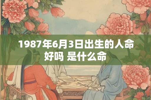 1987年6月3日出生的人命好吗 是什么命