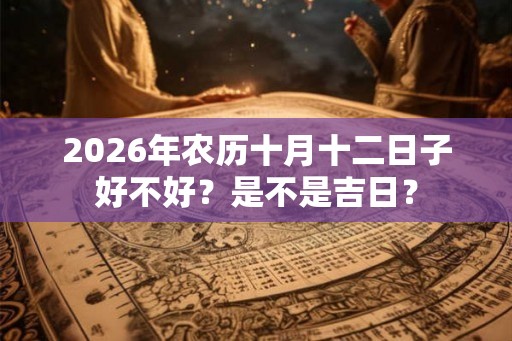 2026年农历十月十二日子好不好？是不是吉日？