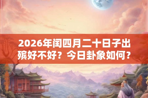 2026年闰四月二十日子出殡好不好？今日卦象如何？