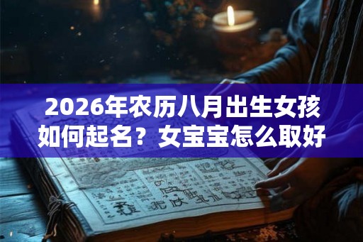 2026年农历八月出生女孩如何起名？女宝宝怎么取好名字？