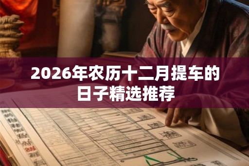 2026年农历十二月提车的日子精选推荐