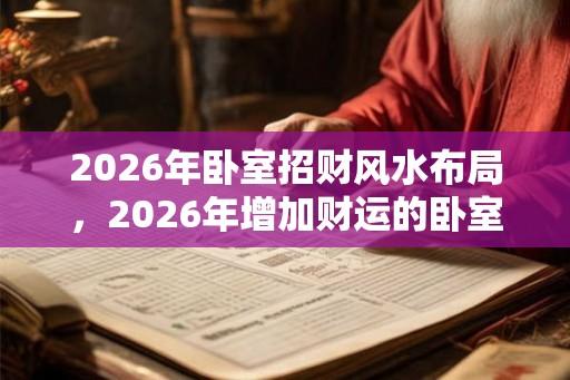 2026年卧室招财风水布局，2026年增加财运的卧室风水