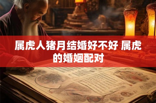 属虎人猪月结婚好不好 属虎的婚姻配对