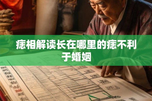 痣相解读长在哪里的痣不利于婚姻