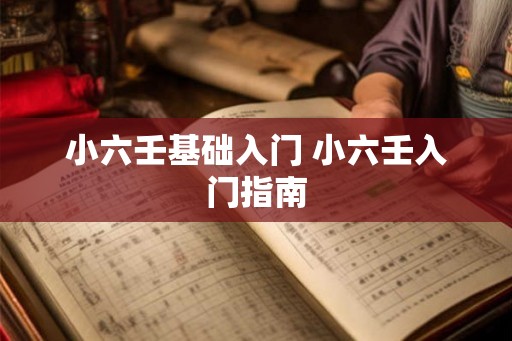 小六壬基础入门 小六壬入门指南 小六壬基础入门 小六壬入门指南