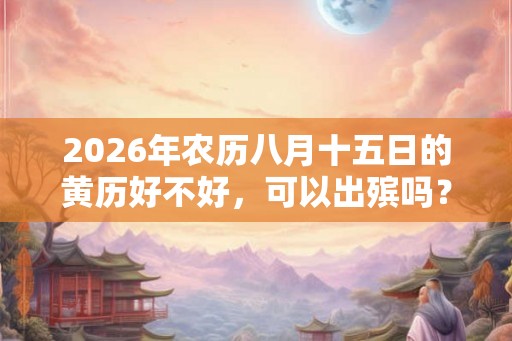 2026年农历八月十五日的黄历好不好，可以出殡吗？