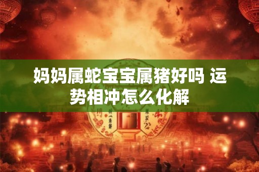 妈妈属蛇宝宝属猪好吗 运势相冲怎么化解