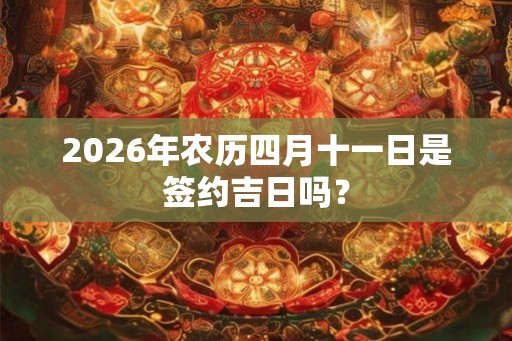 2026年农历四月十一日是签约吉日吗? 2026年农历四月十一日是签约吉日吗?