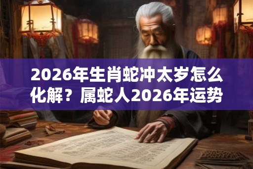 2026年生肖蛇冲太岁怎么化解？属蛇人2026年运势好吗？