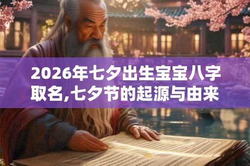 2026年七夕出生宝宝八字取名,七夕节的起源与由来