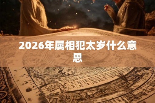 2026年属相犯太岁什么意思