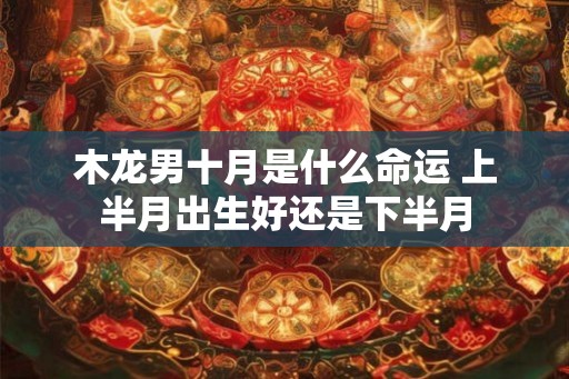 木龙男十月是什么命运 上半月出生好还是下半月