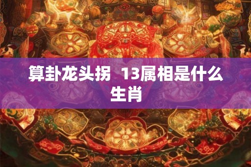 算卦龙头拐  13属相是什么生肖