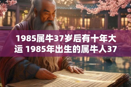 1985属牛37岁后有十年大运 1985年出生的属牛人37岁后有十年大运吗