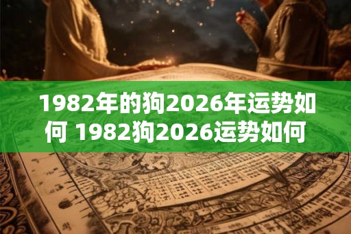 1982年的狗2026年运势如何 1982狗2026运势如何 1982年的狗2026年运势如何 1982狗2026运势如何