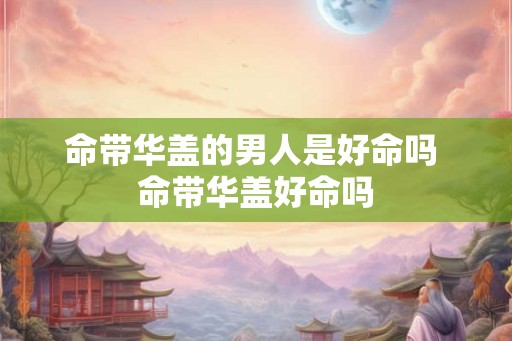 命带华盖的男人是好命吗 命带华盖好命吗