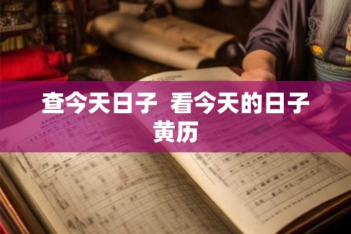 查今天日子  看今天的日子黄历