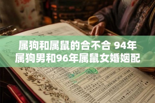 属狗和属鼠的合不合 94年属狗男和96年属鼠女婚姻配吗