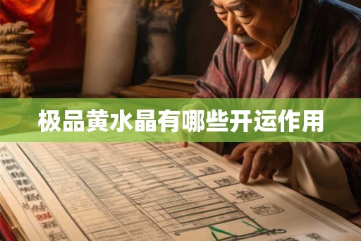 极品黄水晶有哪些开运作用