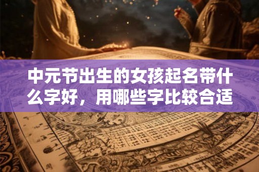 中元节出生的女孩起名带什么字好，用哪些字比较合适