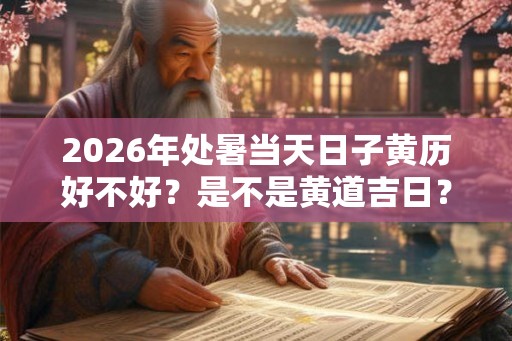 2026年处暑当天日子黄历好不好？是不是黄道吉日？