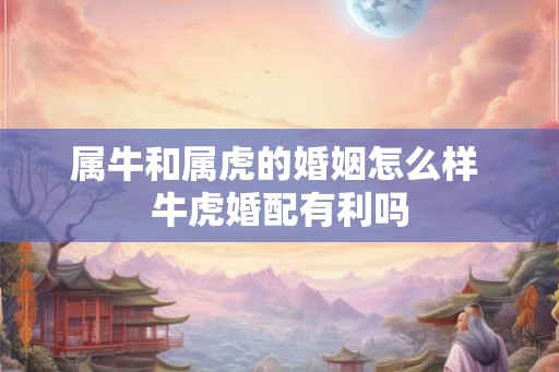 属牛和属虎的婚姻怎么样 牛虎婚配有利吗