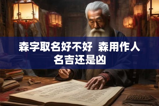 森字取名好不好  森用作人名吉还是凶