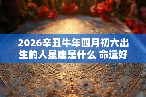 2026辛丑牛年四月初六出生的人星座是什么 命运好不好