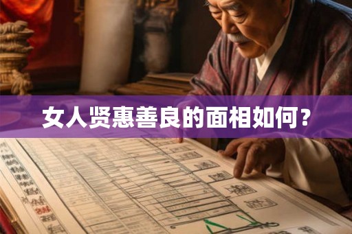 女人贤惠善良的面相如何? 女人贤惠善良的面相如何?