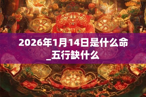 2026年1月14日是什么命_五行缺什么 2026年1月14日是什么命_五行缺什么