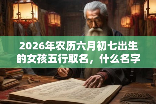 2026年农历六月初七出生的女孩五行取名,什么名字好? 2026年农历六月初七出生的女孩五行取名,什么名字好?