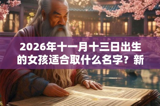 2026年十一月十三日出生的女孩适合取什么名字？新潮独特的名字